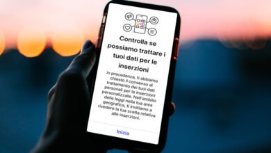 Messaggio Instagram consenso dati per inserzioni pubblicitarie cosa significa